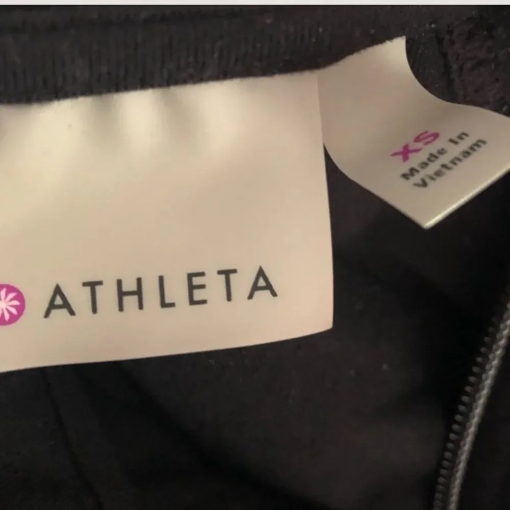 Athleta Black Ladies XS Workout Full Zip Jacket - Picture 7 of 7